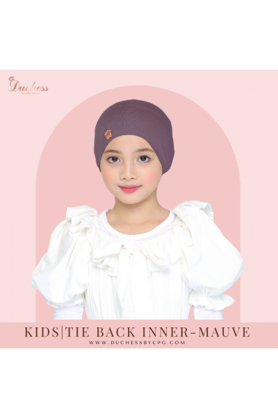 TIE BACK KIDS -  MAUVE